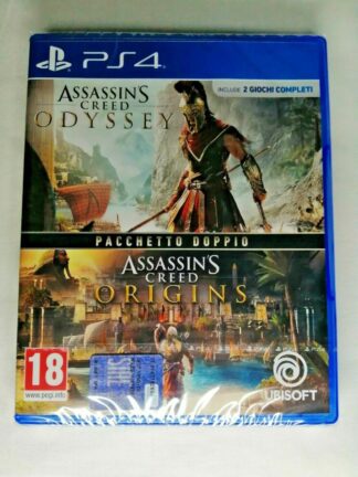 Assassins Creed Odyssey and Origins PS4 Front Cover Picture