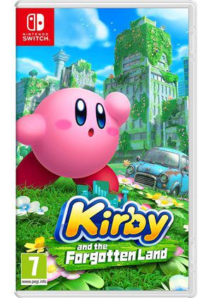 Kirby and the Forgotten Land Nintendo Switch Front Cover