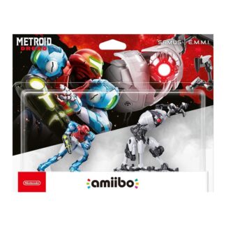 Samus and E.M.M.I. Metroid Dread Amiibo Twin Pack Box Picture