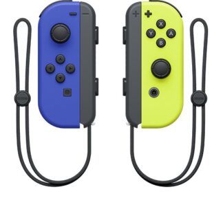 Blue and Neon Yellow Joy-Con Pair (Nintendo Switch) Picture 1