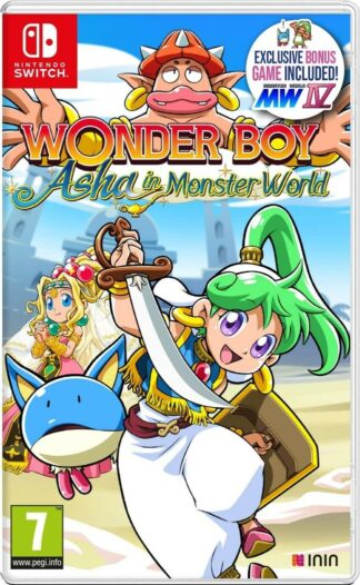 Wonder Boy - Asha in Monster World (Nintendo Switch) Front Cover