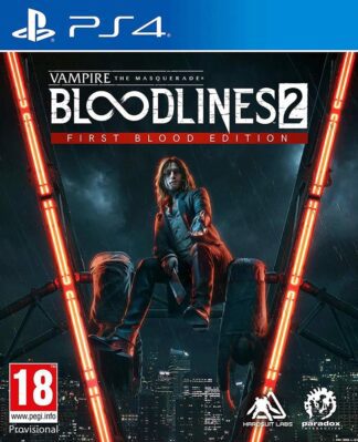 Vampire The Masquerade Bloodlines 2 PS4 Front Cover