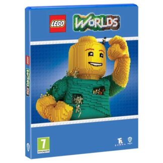 Lego Worlds PS4 Front Cover