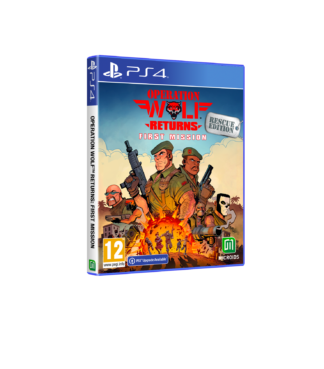 Operation Wolf Returns: First Mission - Rescue Edition (PS4) Front Cover