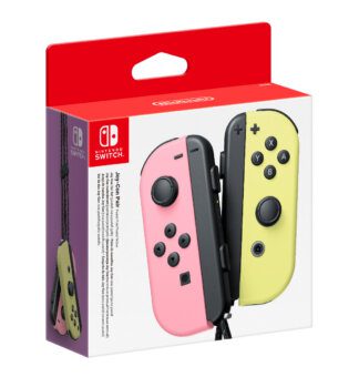 Pastel Pink and Pastel Yellow Joy-Con Pair (Nintendo Switch) Box Picture