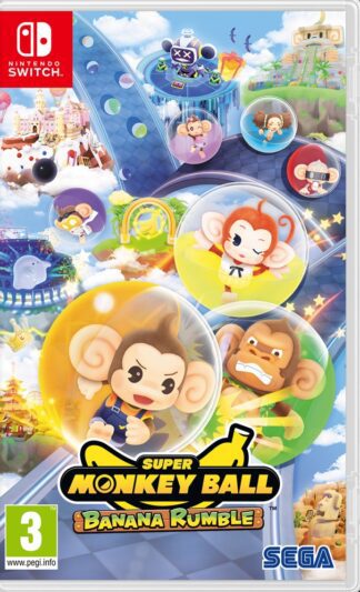Super Monkey Ball Banana Rumble Nintendo Switch Front Cover