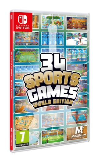34 Sports Games - World Edition Nintendo Switch Front Cover