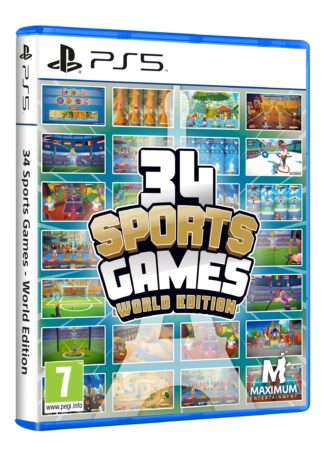 34 Sports Games - World Edition PS5 Front Cover