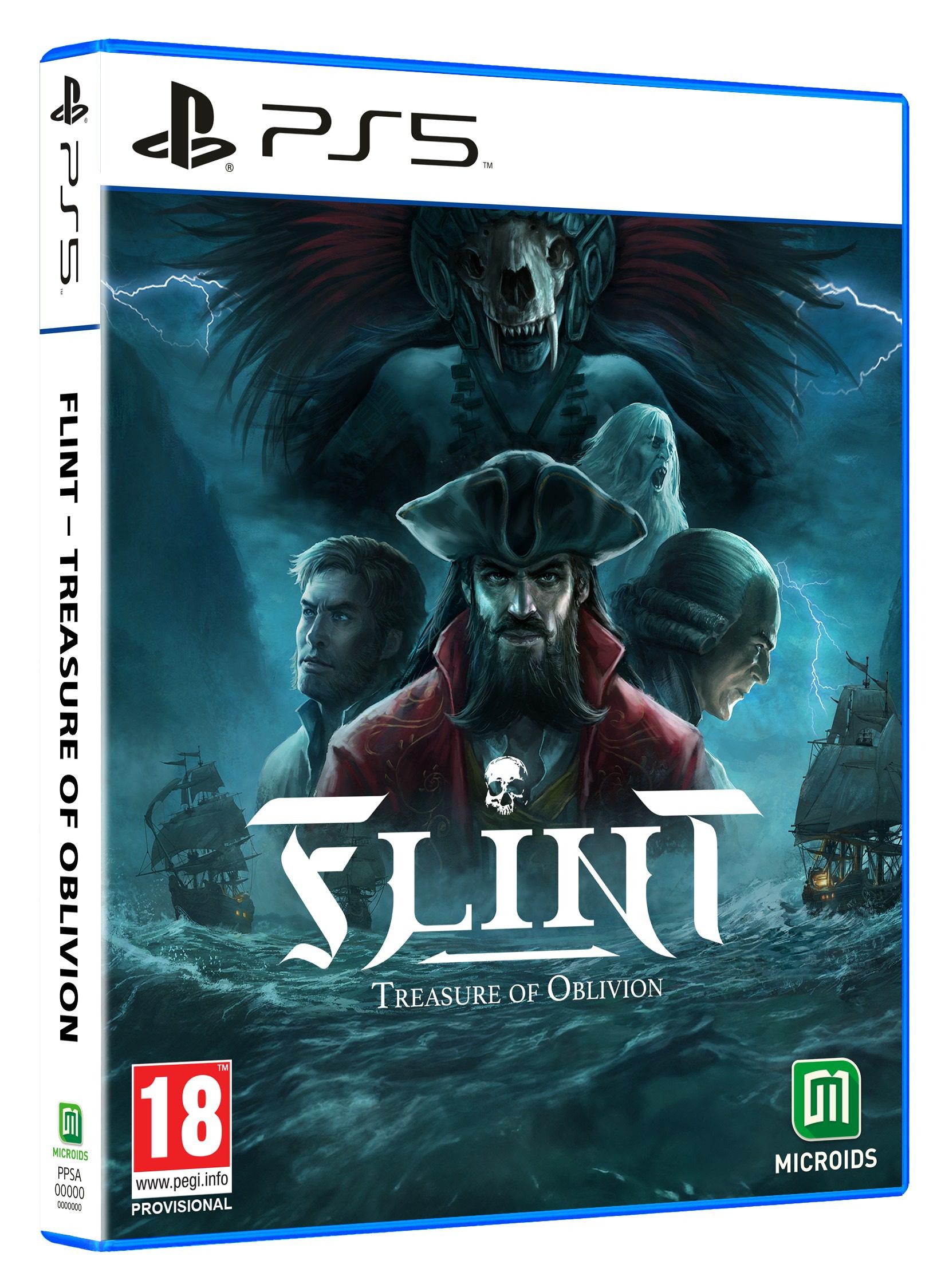 Flint: Treasure of Oblivion PS5 Front Cover