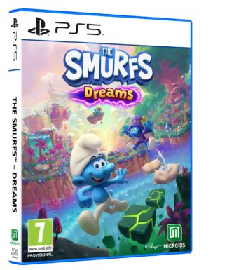 The Smurfs Dreams PS5 Front Cover