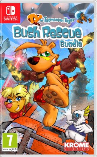 TY the Tasmanian Tiger Bush Rescue Bundle Nintendo Switch Front Cover