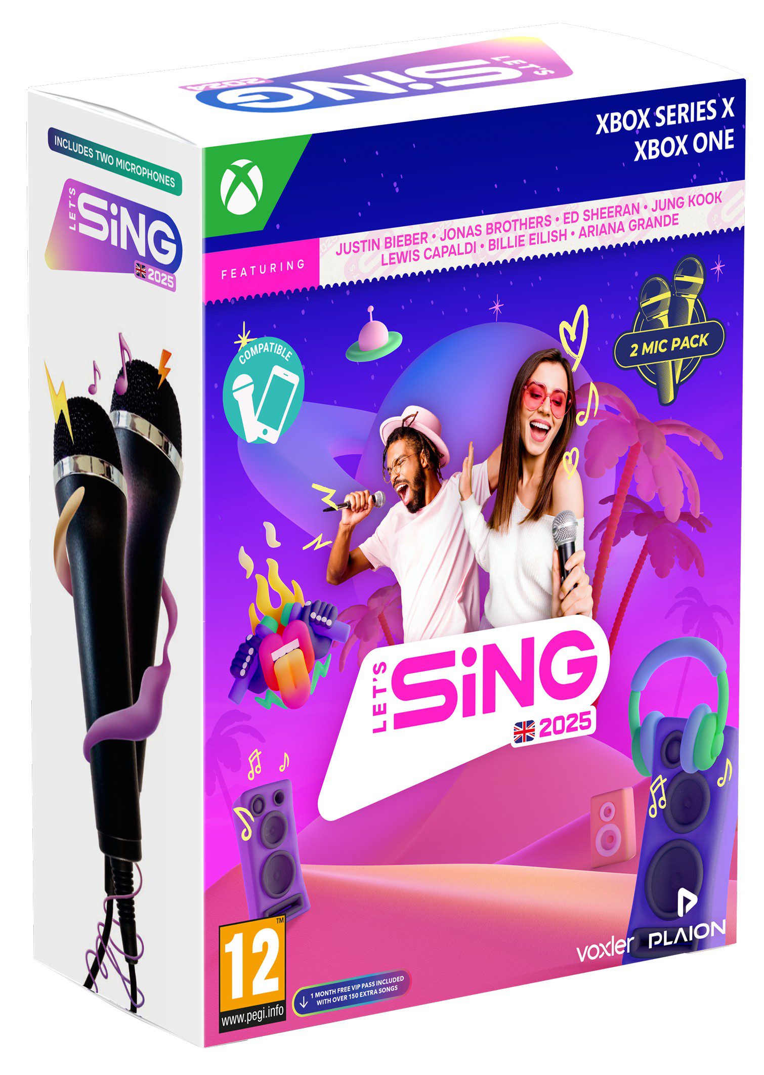Let s Sing 2025 2 Mics Xbox Series X Xbox One