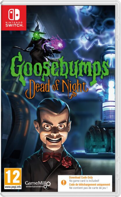 Goosebumps Dead of Night Nintendo Switch Code in Box Front Cover
