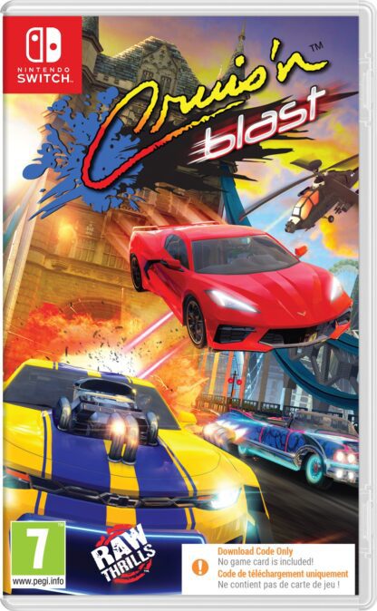 Cruis N Blast Nintendo Switch Code in Box Front Cover