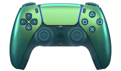 Chroma Teal DualSense Wireless Controller (PS5) Front View