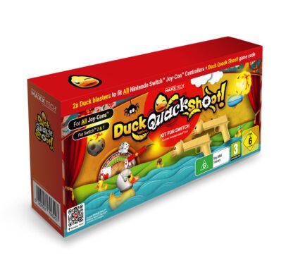 New Duck, Quack Shoot, Kit for Nintendo Switch 2 & 1 Angled box Image