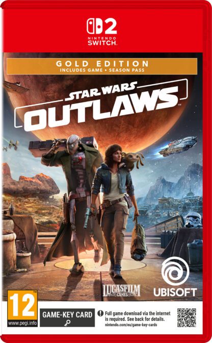 Star Wars Outlaws Gold Edition Nintendo Switch 2 Front Cover