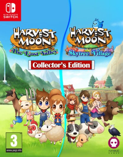 Harvest Moon The Lost Valley & Skytree Village Collectors Edition Nintendo Switch Front Cover
