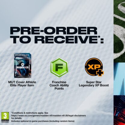 Madden NFL 26 Pre Order Bonus Beauty Shot