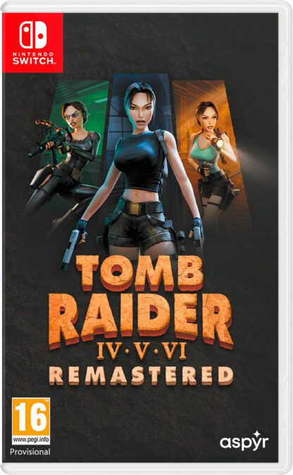 Tomb Raider IV-VI Remastered Starring Lara Croft Nintendo Switch Front Cover