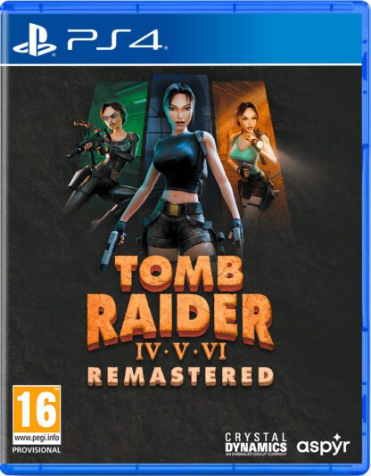 Tomb Raider IV-VI Remastered Starring Lara Croft PS4 Front Cover