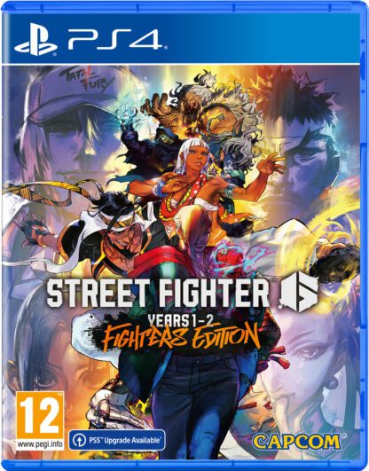 Street Fighter Years 1-2 Fighters Edition PS4 Front Cover