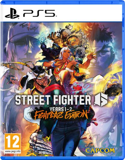 Street Fighter Years 1-2 Fighters Edition PS5 Front Cover