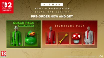 Hitman World of Assassination Signature Edition Nintendo Switch 2 Pre Order Bonus Beauty Shot