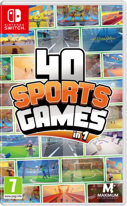 40 Sports Games in 1 Nintendo Switch Front Cover