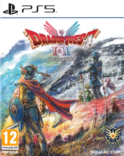 Dragon Quest I & II HD-2D Remake PS5 Front Cover