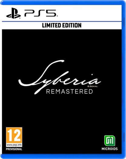 Syberia Remastered Limited Edition PlayStation 5 Front Cover