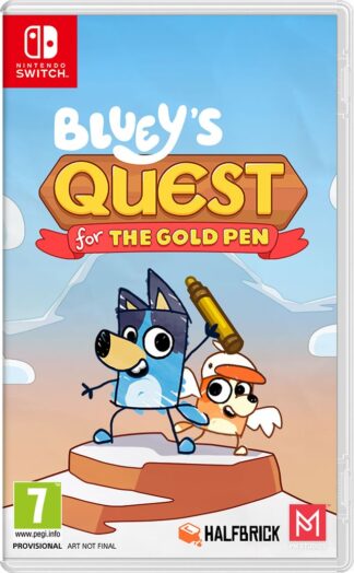 Bluey's Quest for the Gold Pen Nintendo Switch front cover