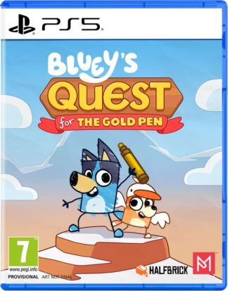 Bluey's Quest for the Gold Pen PS5 front cover