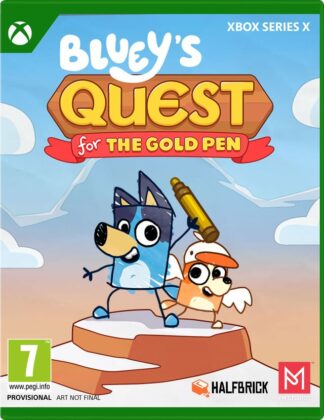 Bluey's Quest for the Gold Pen Xbox Series X front cover