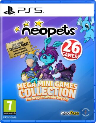 Neopets Mega Mini Games Collection Day 1 Edition PS5 front cover